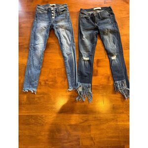 Woman’s flying monkey jeans bundle waist size 24